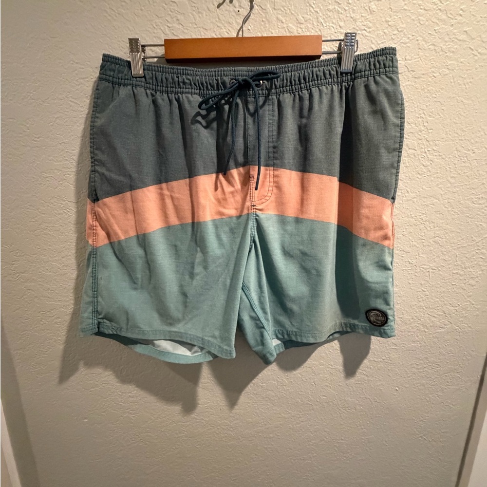 O'Neill Blue and Peach Board Shorts